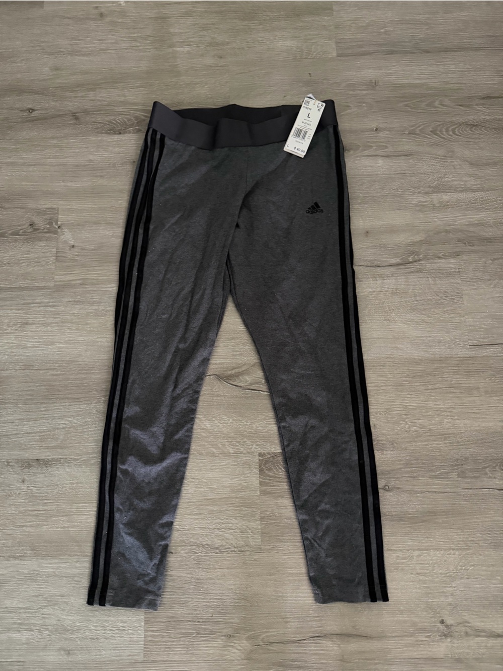 adidas Charcoal Gray leggings